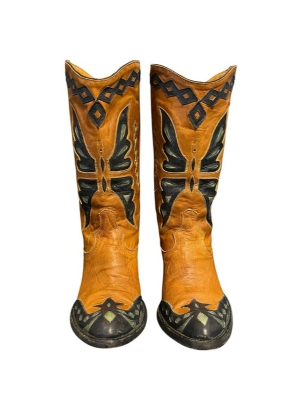 Old Gringo Brown Eagle Boots Women Size 7B